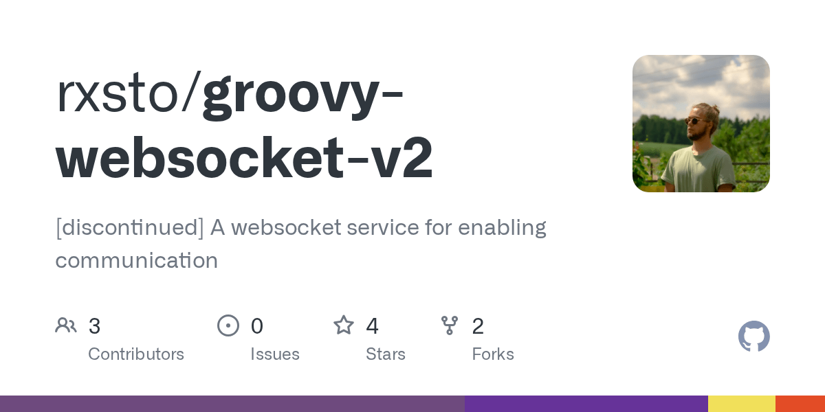 GitHub rxsto/groovywebsocketv2 [discontinued] A websocket service