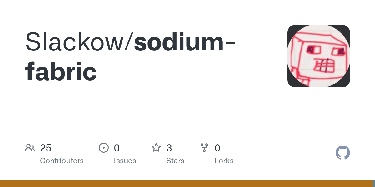 GitHub Slackow/sodiumfabric