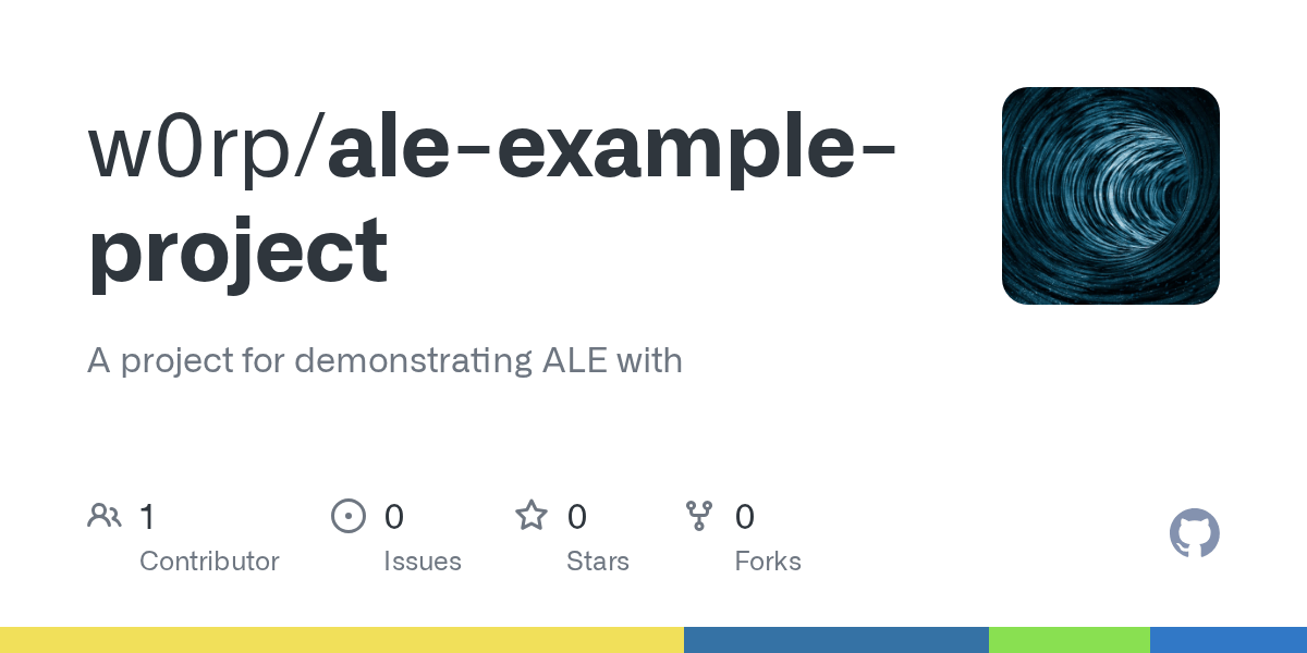 GitHub w0rp/aleexampleproject A project for demonstrating ALE with