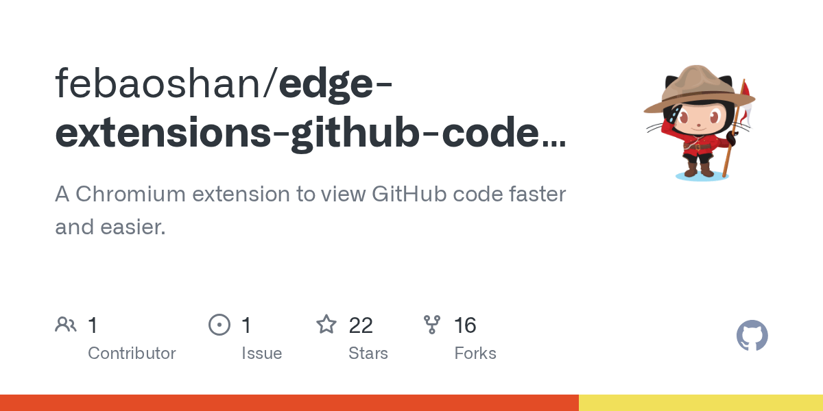 GitHub febaoshan/edgeextensionsgithubcodeviewer A Chromium