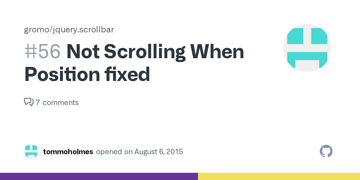 Not Scrolling When Position fixed · Issue 56 · gromo/jquery.scrollbar