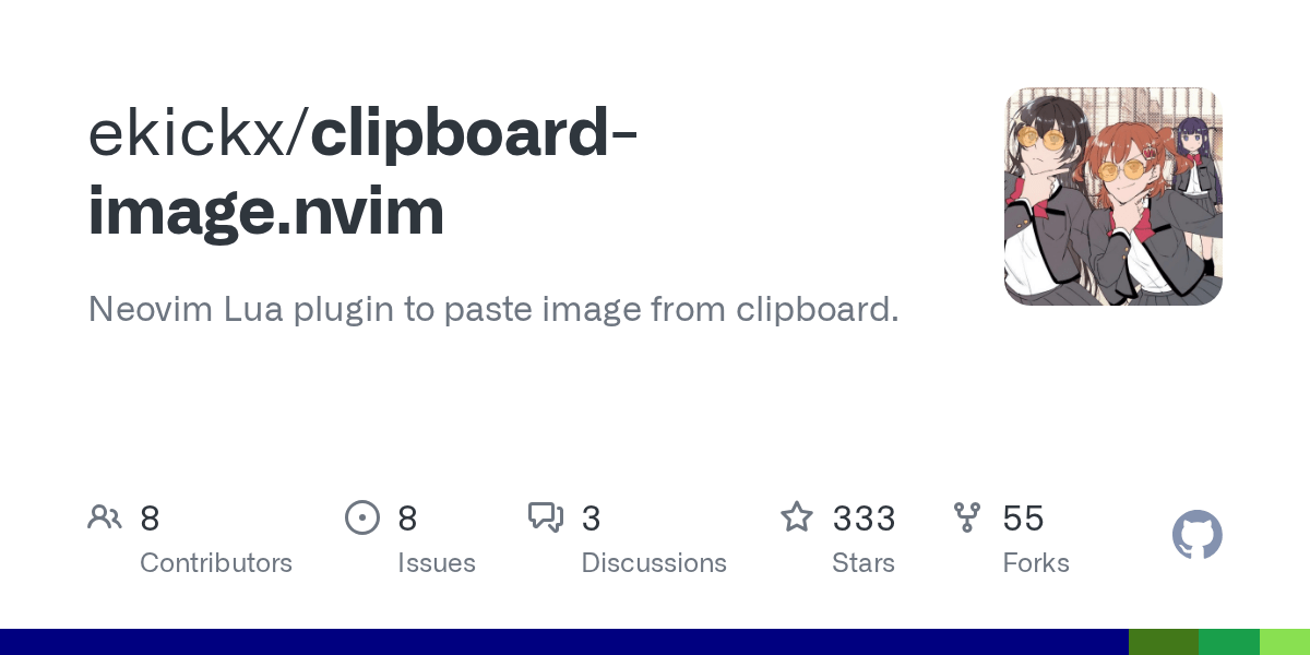 GitHub ekickx/clipboardimage.nvim Neovim Lua plugin to paste image