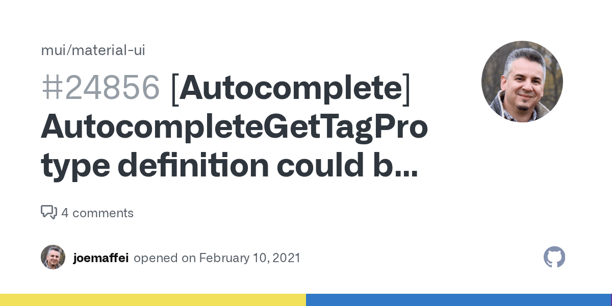 type definition could be