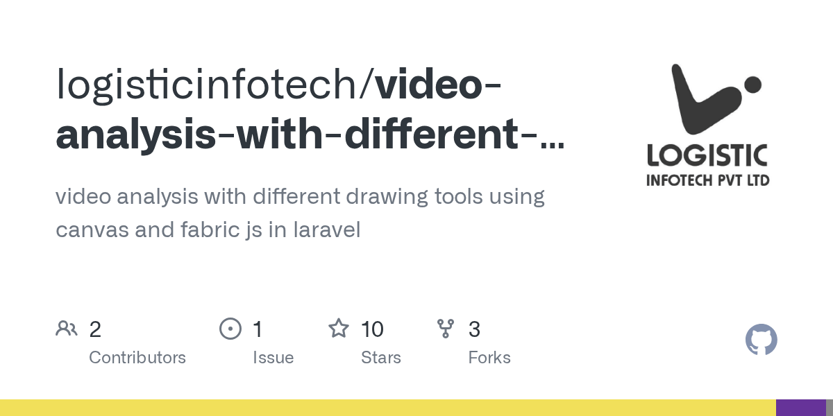 GitHub logisticinfotech/videoanalysiswithdifferentdrawingtools