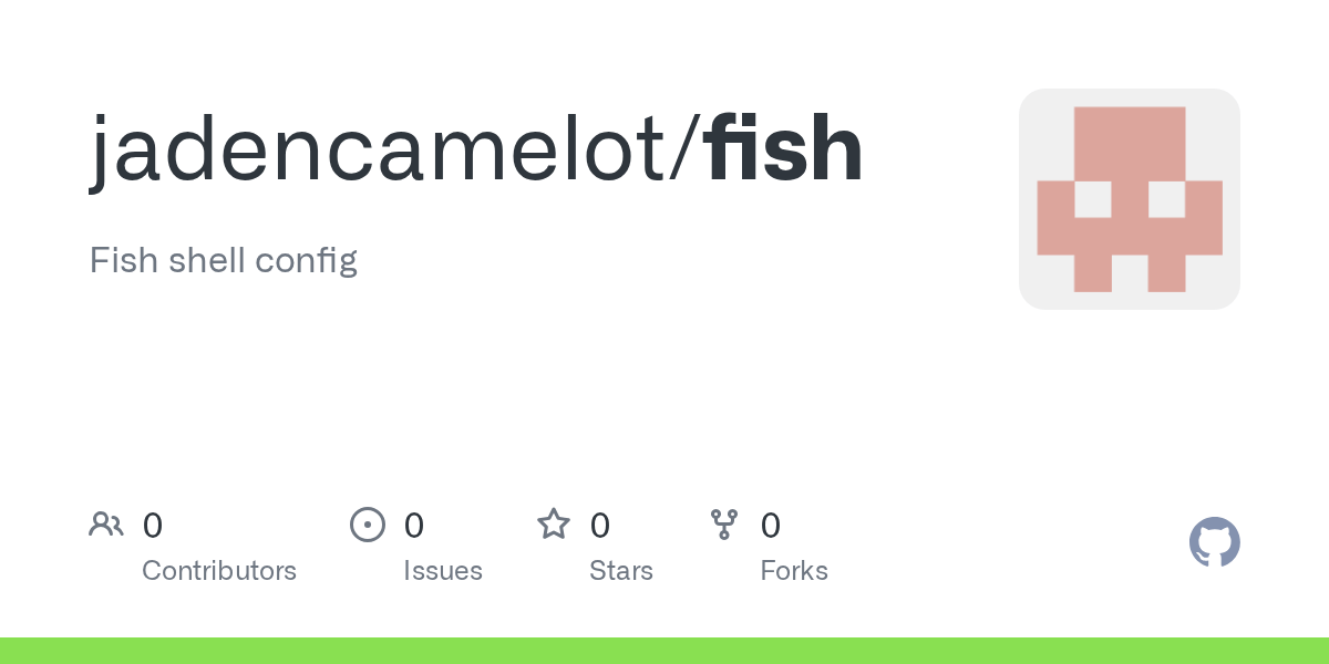 GitHub jadencamelot/fish Fish shell config