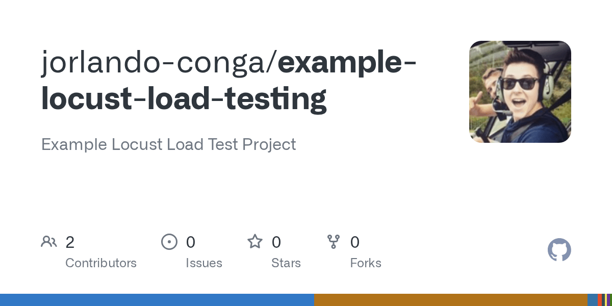 GitHub jorlandoconga/examplelocustloadtesting Example Locust