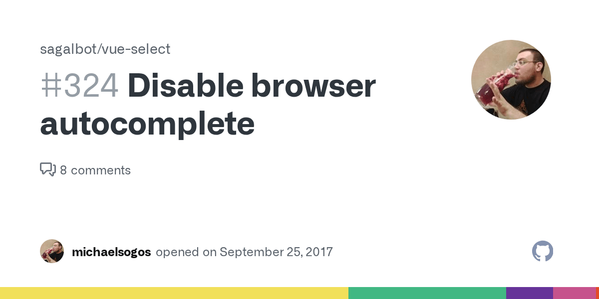 Disable browser · Issue 324 · sagalbot/vueselect · GitHub