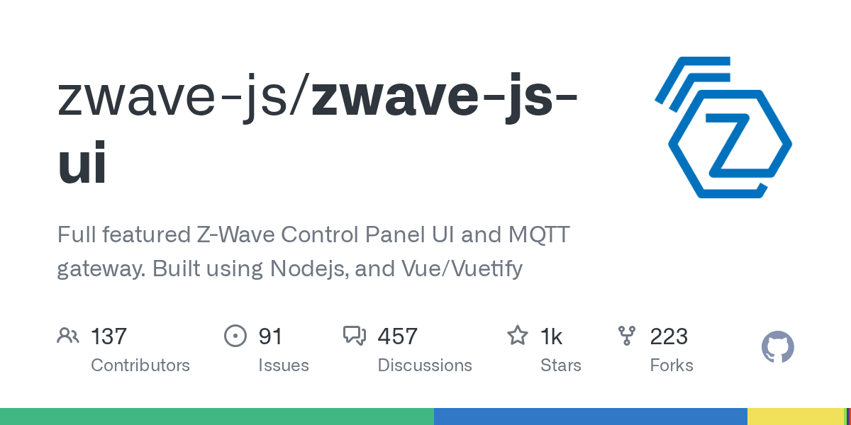GitHub zwavejs/zwavejsui Full featured ZWave Control Panel UI