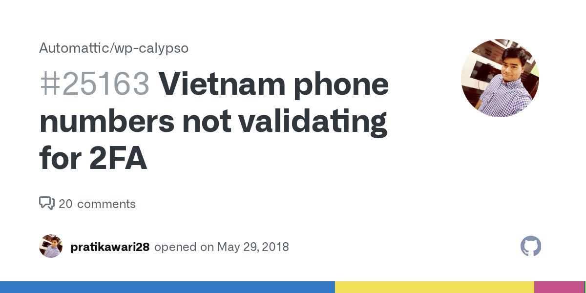 Vietnam phone numbers not validating for 2FA · Issue 25163