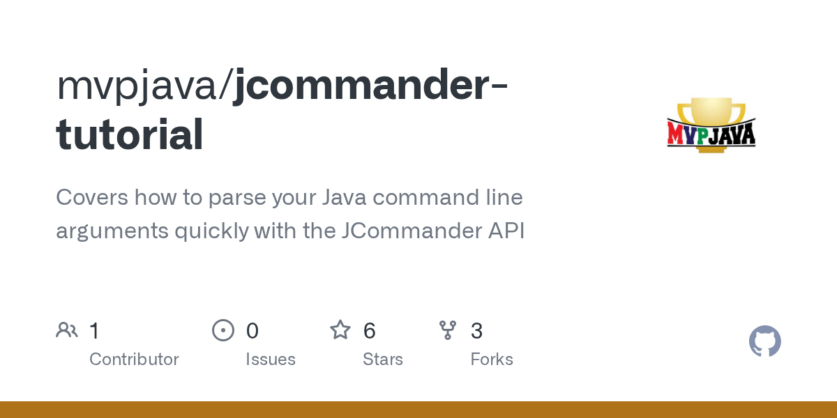 GitHub Covers how to parse your Java