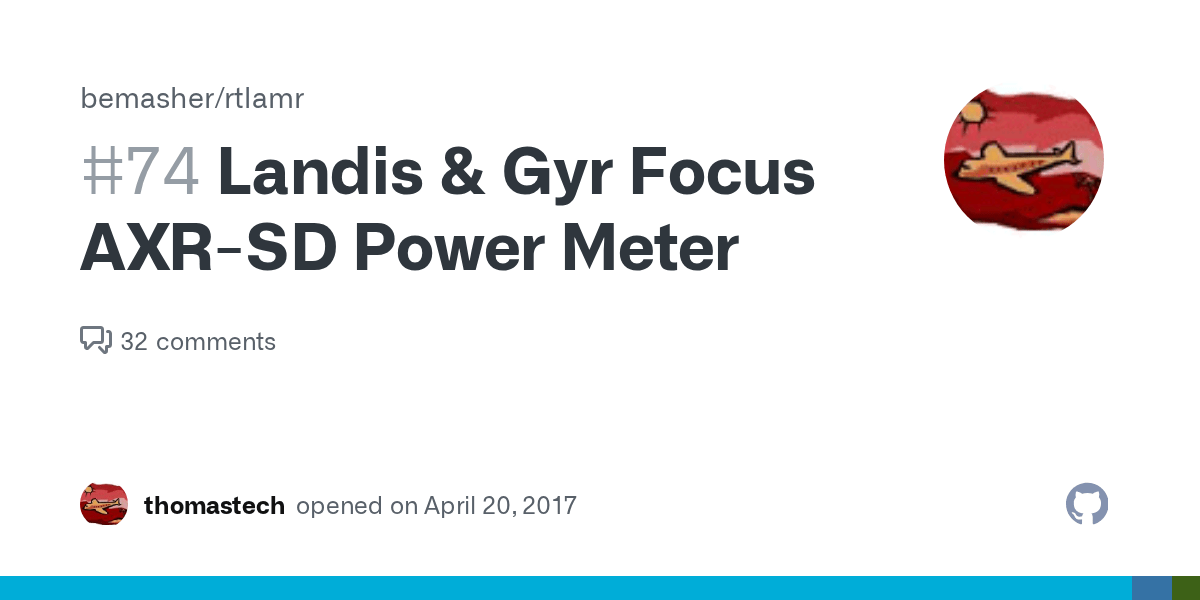 Landis & Gyr Focus AXRSD Power Meter · Issue 74 · bemasher/rtlamr