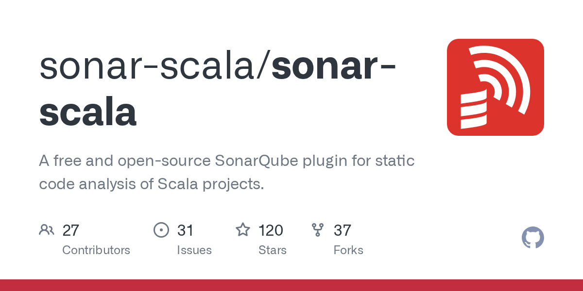 GitHub sonarscala/sonarscala A free and opensource SonarQube plugin for static code