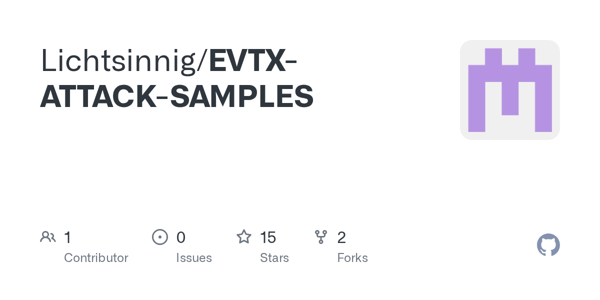 GitHub Lichtsinnig/EVTXATTACKSAMPLES