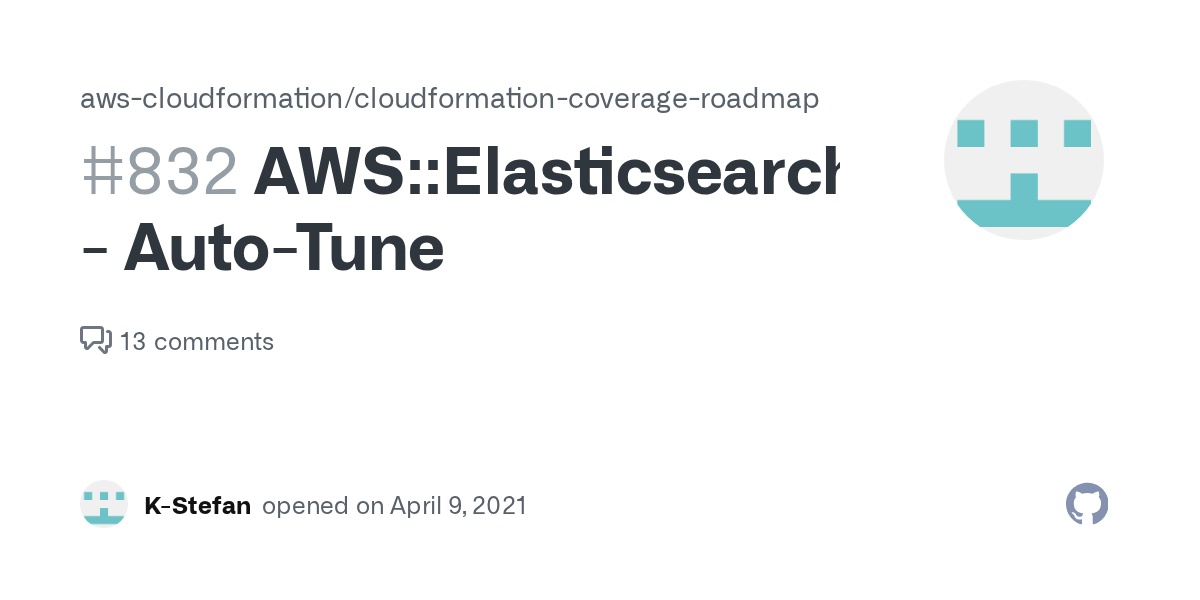 AWSElasticsearchDomain AutoTune · Issue 832 · aws