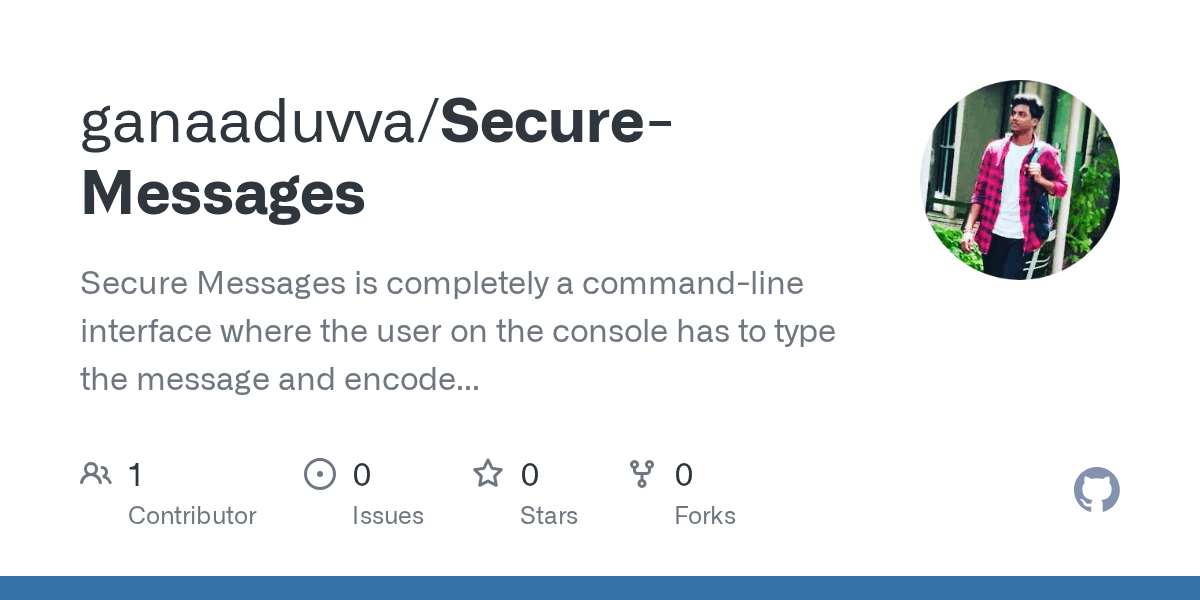 GitHub ganaaduvva/SecureMessages Secure Messages is completely a