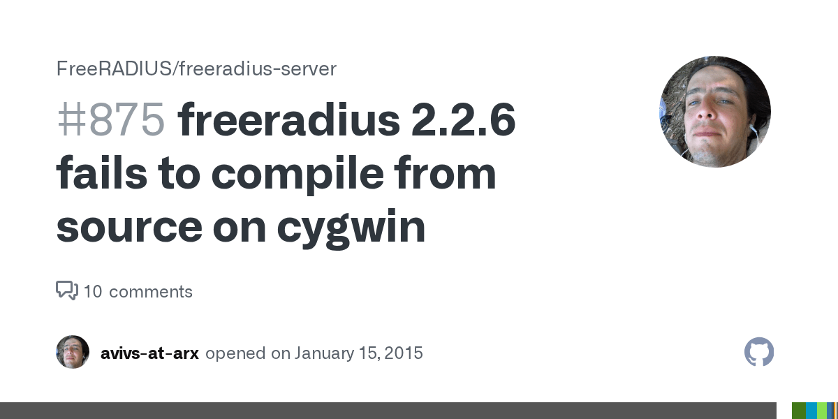 freeradius 2.2.6 fails to compile from source on cygwin · Issue 875