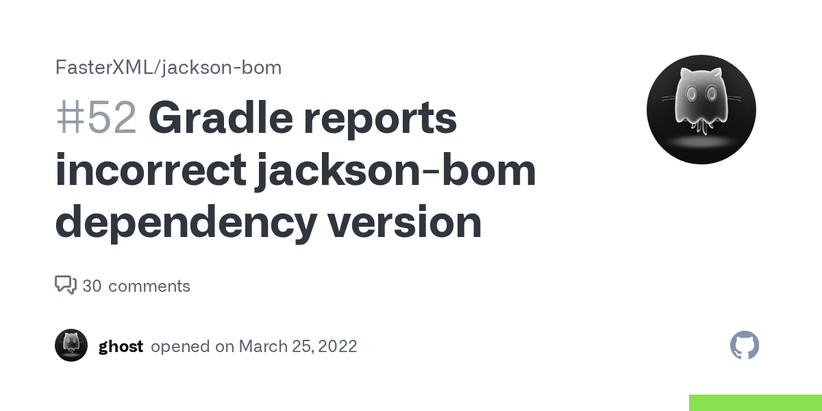 Gradle reports incorrect jacksonbom dependency version · Issue 52 · FasterXML/jacksonbom · GitHub