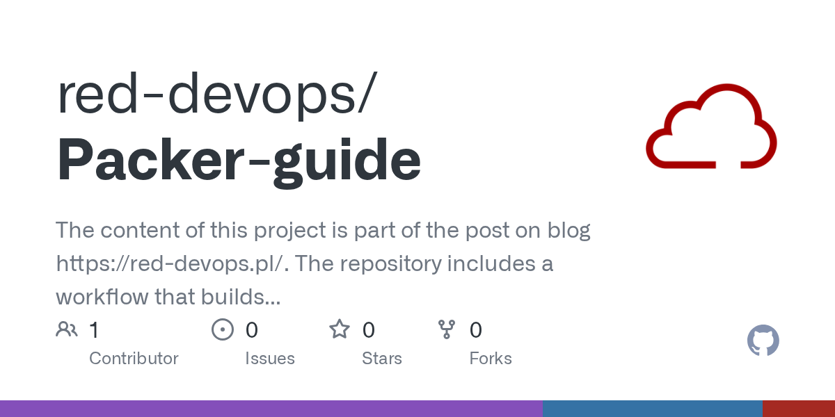 GitHub reddevops/Packerguide The content of this project is part