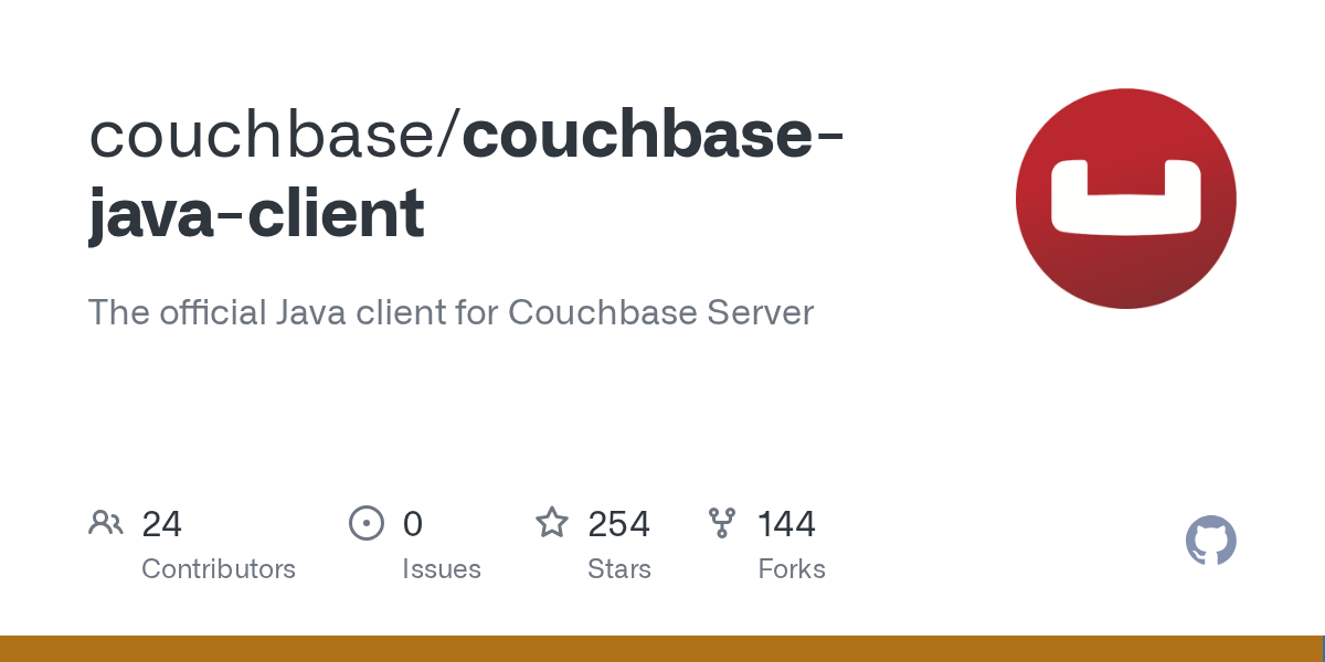 GitHub couchbase/couchbasejavaclient The official Java client for Couchbase Server