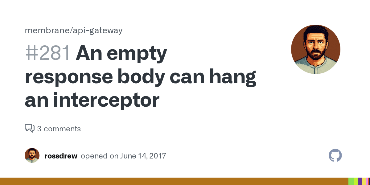An empty response body can hang an interceptor · Issue 281 · membrane