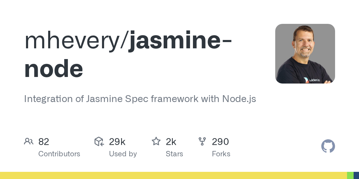 GitHub mhevery/jasminenode Integration of Jasmine Spec framework