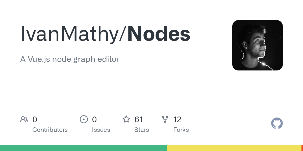 GitHub IvanMathy/Nodes A Vue.js node graph editor