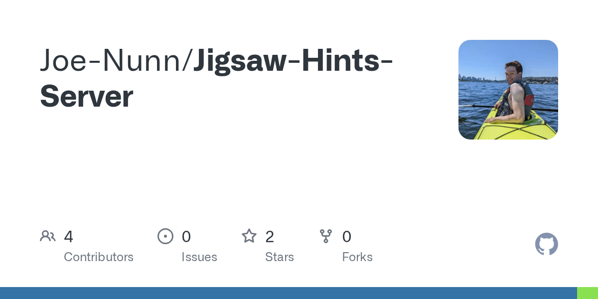 GitHub JoeNunn/JigsawHintsServer