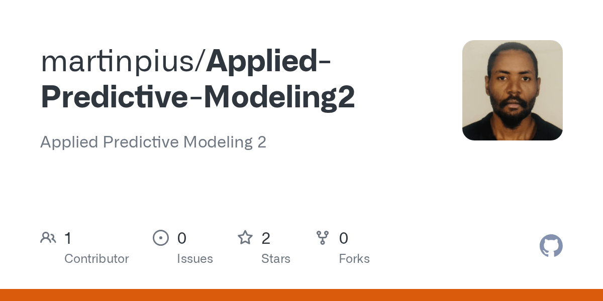 GitHub martinpius/AppliedPredictiveModeling2 Applied Predictive