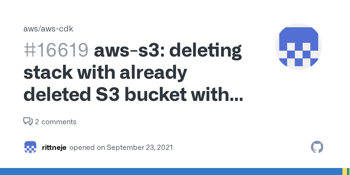 awss3 deleting stack with already deleted S3 bucket with auto_delete