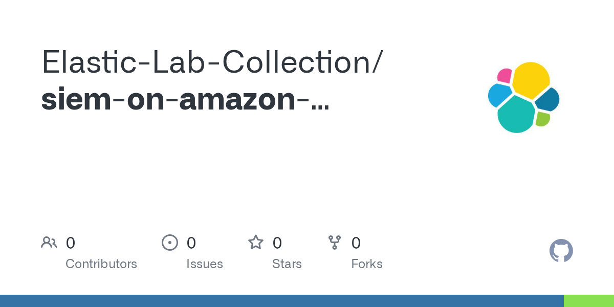 GitHub ElasticLabCollection/siemonamazonelasticsearchservice
