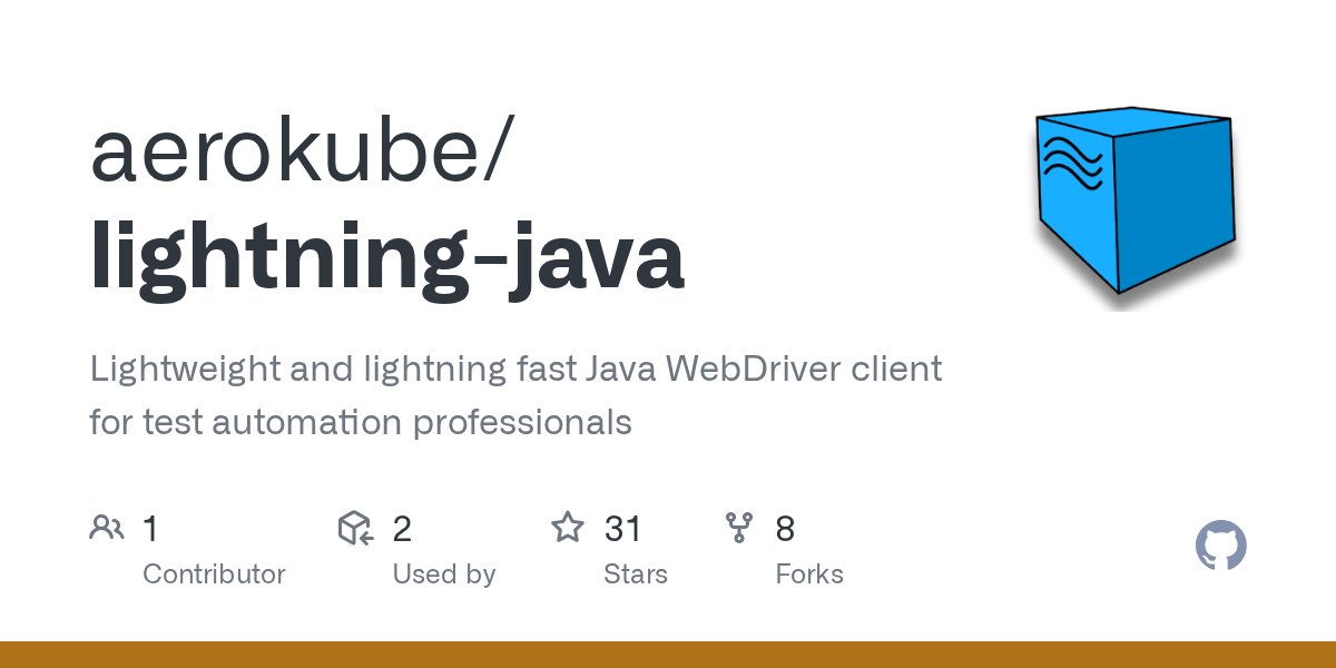 GitHub aerokube/lightningjava Lightweight and lightning fast Java