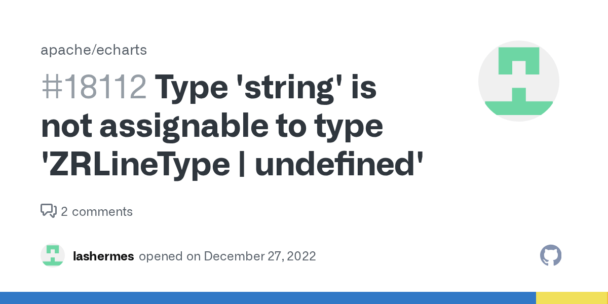 Type 'string' is not assignable to type undefined