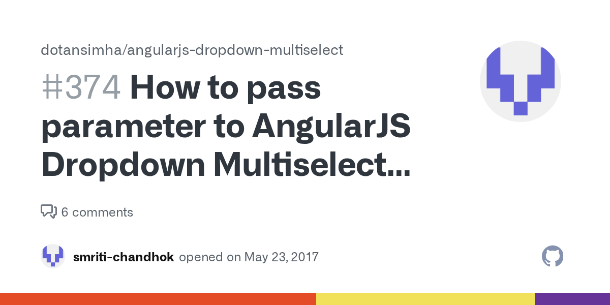 How to pass parameter to AngularJS Dropdown Multiselect