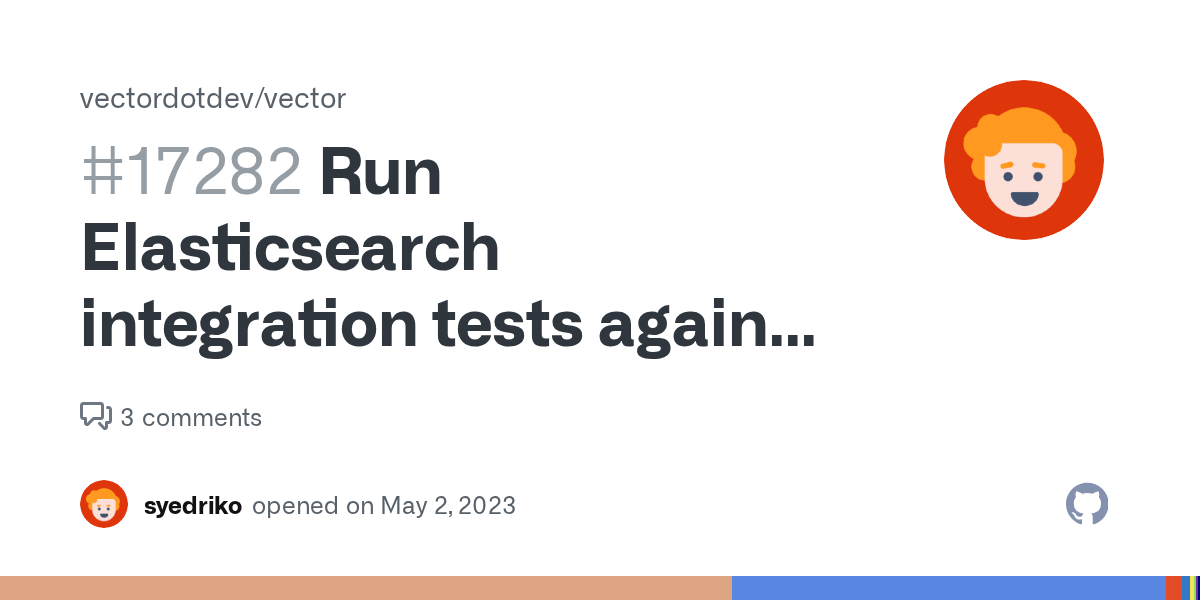 Run Elasticsearch integration tests against all supported versions of