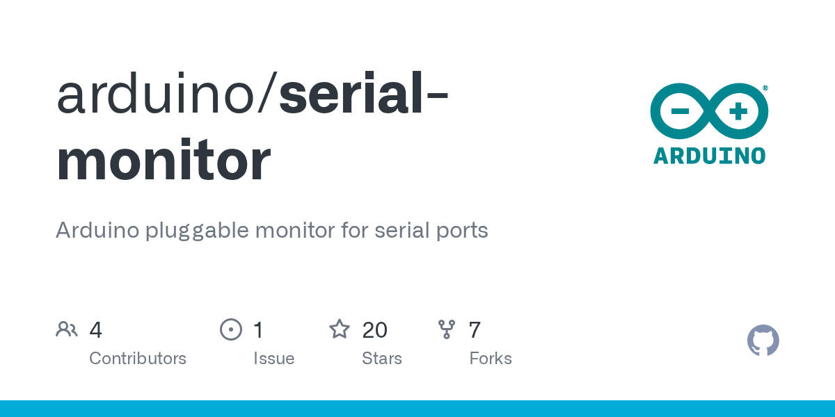 GitHub arduino/serialmonitor Arduino pluggable monitor for serial ports