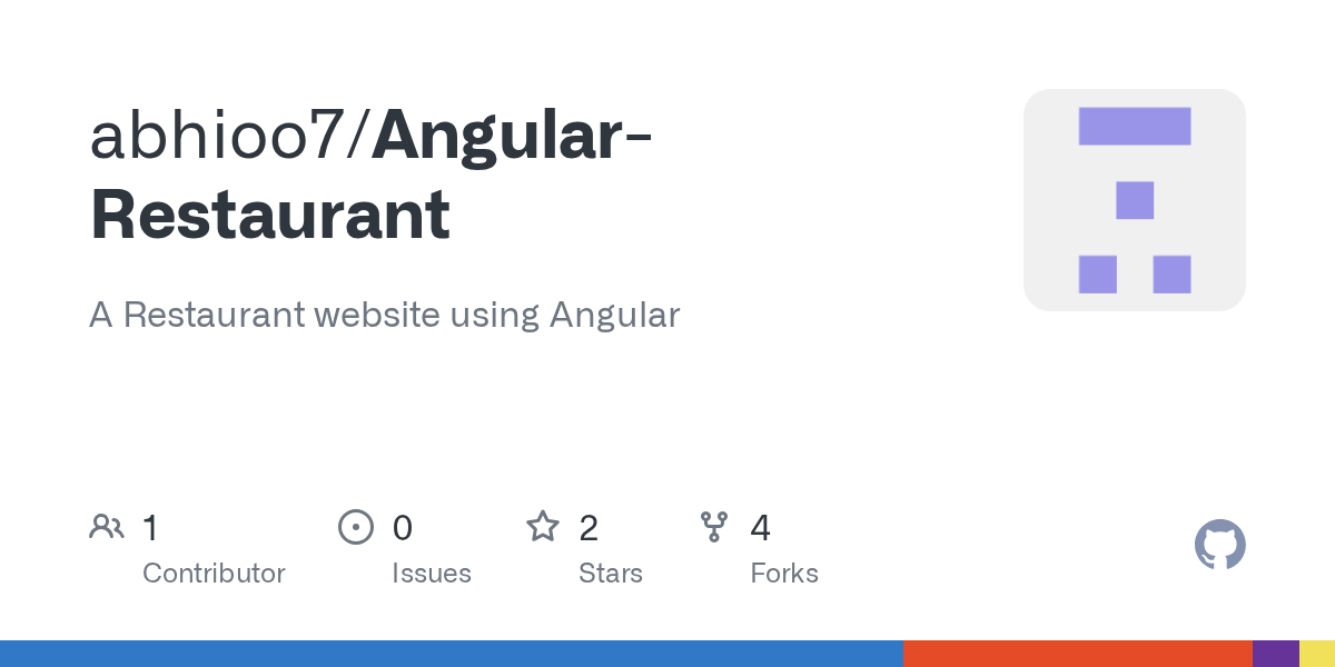 GitHub abhioo7/AngularRestaurant A Restaurant website using Angular