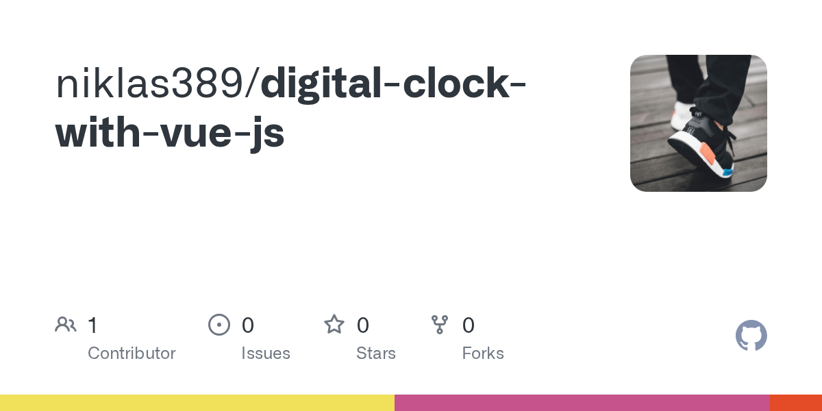 GitHub niklas389/digitalclockwithvuejs