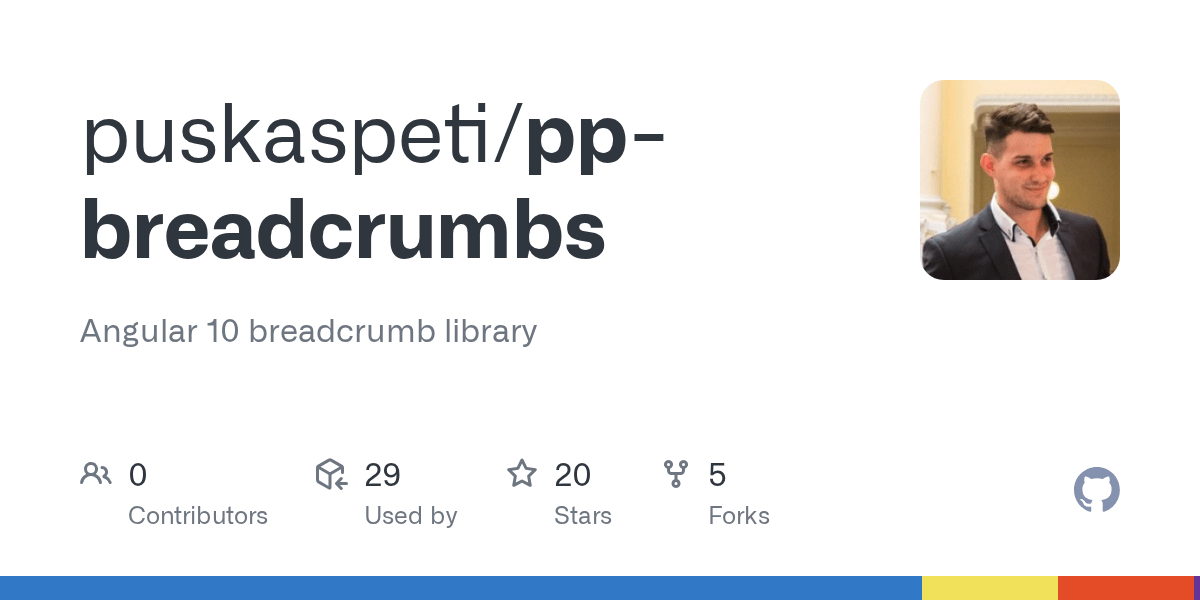 GitHub puskaspeti/ppbreadcrumbs Angular 10 breadcrumb library
