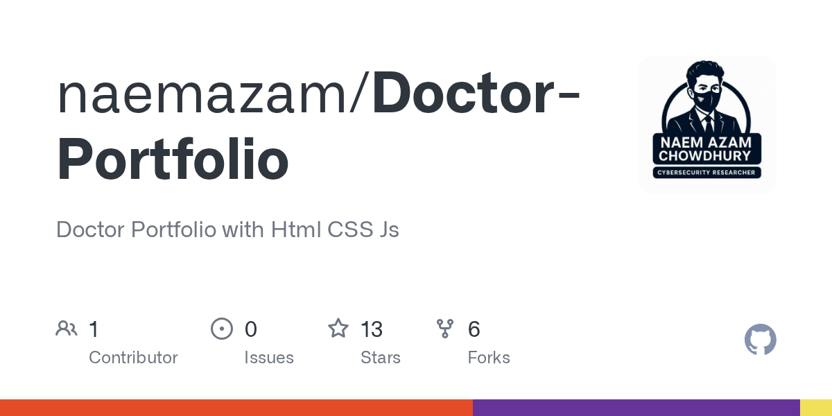 GitHub naemazam/DoctorPortfolio Doctor Portfolio with Html CSS Js