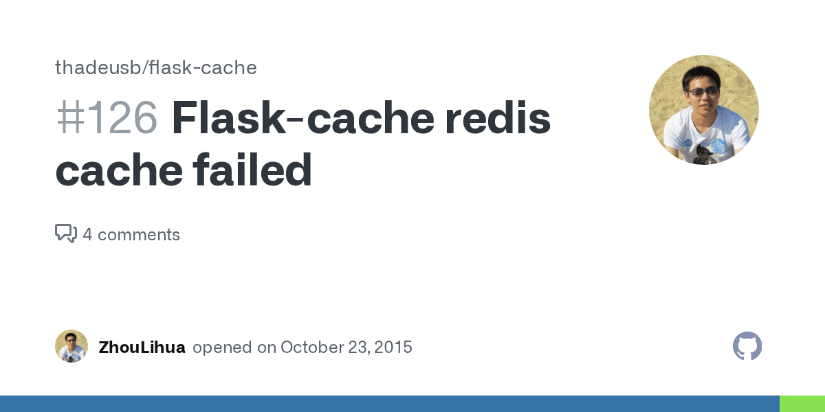 Flaskcache redis cache failed · Issue 126 · thadeusb/flaskcache · GitHub
