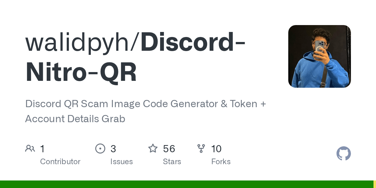 GitHub walidpyh/DiscordNitroQR Discord QR Scam Image Code
