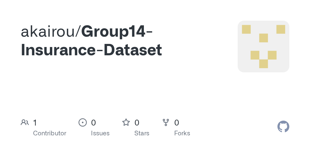 GitHub angleeeee/Group14InsuranceDataset
