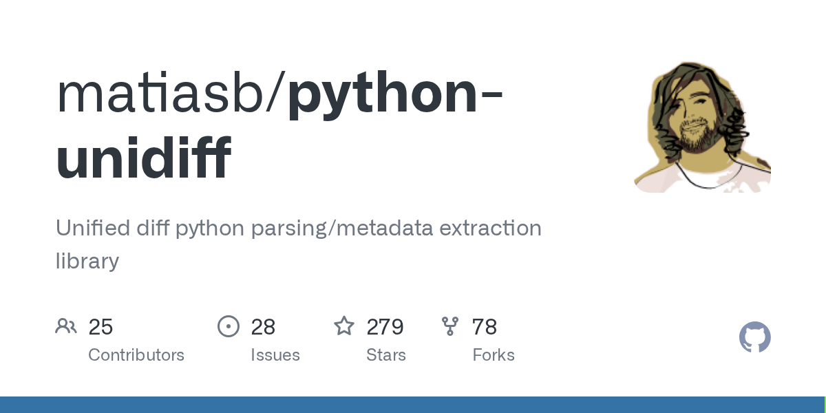 GitHub matiasb/pythonunidiff Unified diff python parsing/metadata