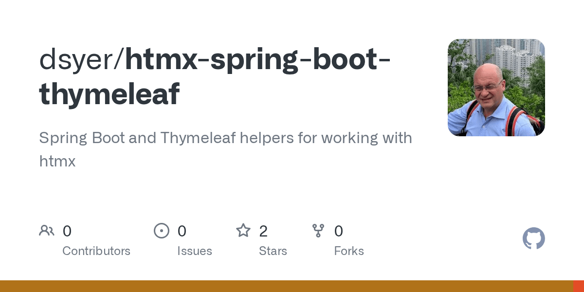 GitHub dsyer/htmxspringbootthymeleaf Spring Boot and Thymeleaf