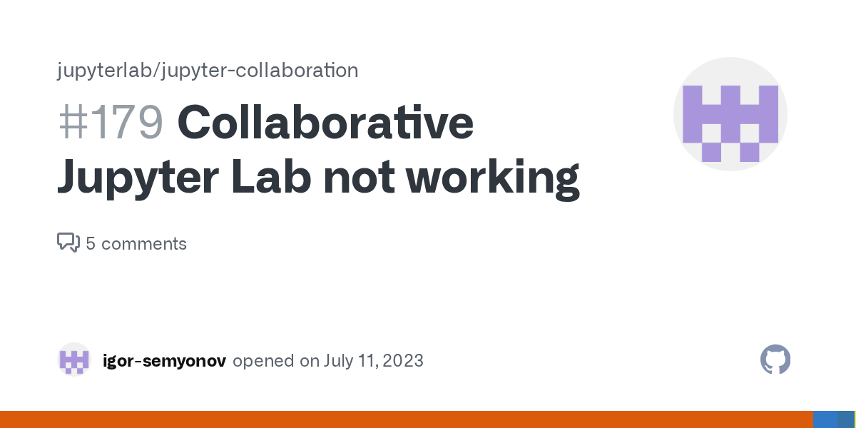 Collaborative Jupyter Lab not working · Issue 179 · jupyterlab/jupyter