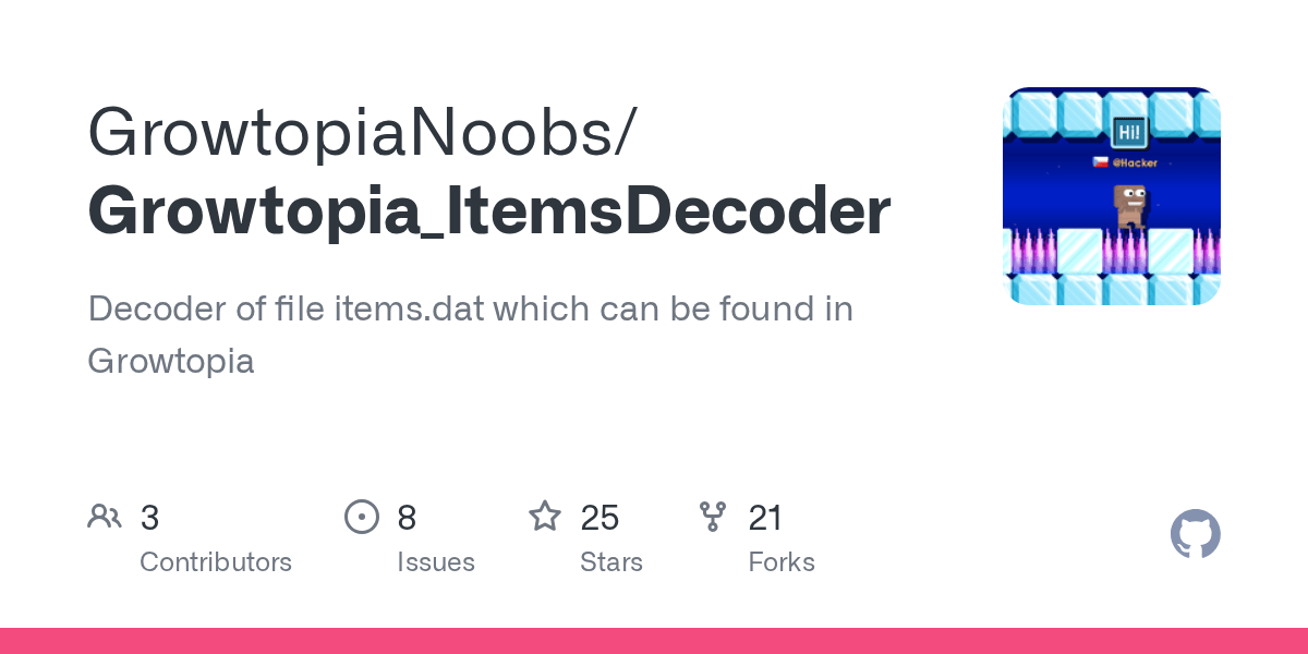 GitHub GrowtopiaNoobs/Growtopia_ItemsDecoder Decoder of file items
