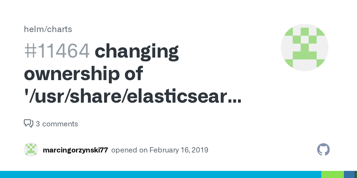 changing ownership of '/usr/share/elasticsearch/data' Operation not