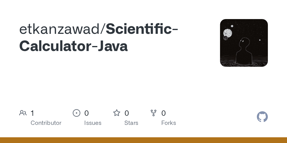 GitHub etkanzawad/ScientificCalculatorJava