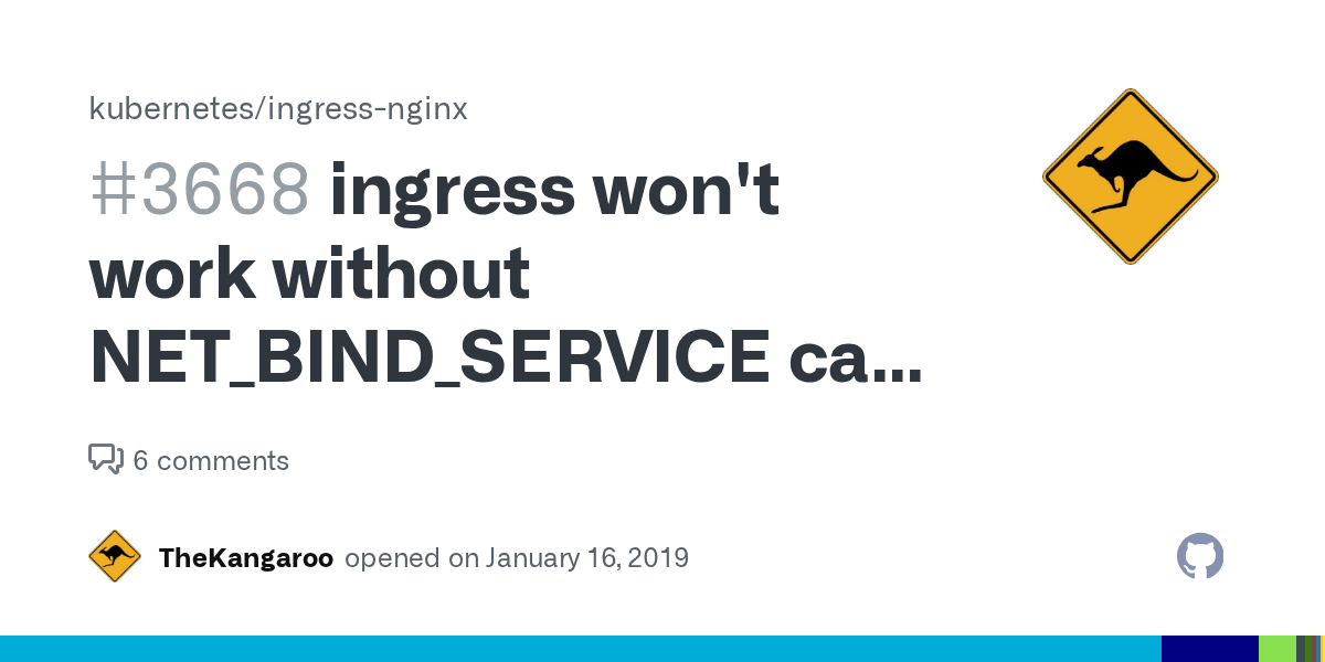 ingress won't work without NET_BIND_SERVICE cap and allowprivilege