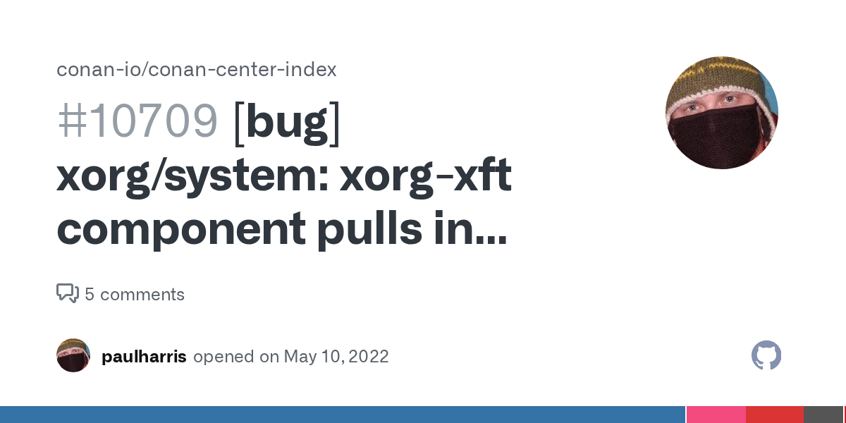 [bug] component pulls in /usr/include/freetype2
